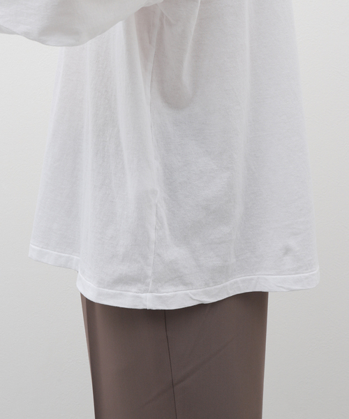 EDIFICE LA BOUCLE（エディフィスラブークル）の「【TanC for BOUCLE】別注 フットボール Tシャツ（Tシャツ/カットソー・メンズ・ホワイト/ブラック・LARGE/X-LARGE）」の11枚目の写真