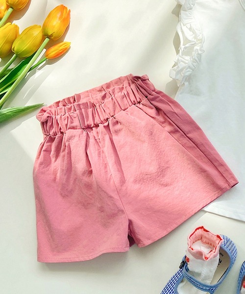 aimoha（アイモハ）の「【aimoha-KIDS-】ショートパンツ (SS)（その他パンツ・キッズ・ホワイト/ピンク/グリーン/パープル/ベージュ/ブラック・120/110/100/90/140/130）」の6枚目の写真