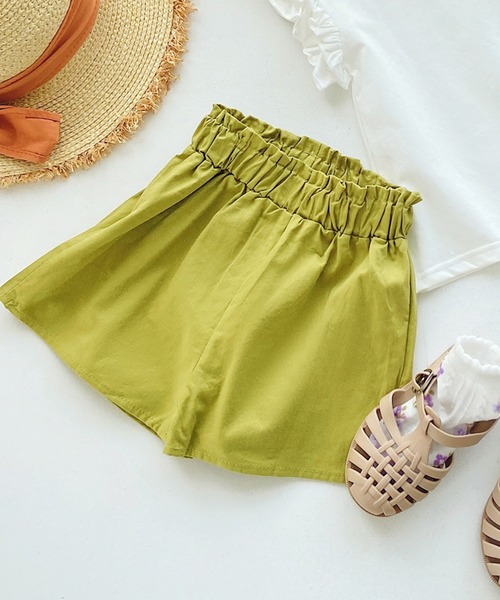 aimoha（アイモハ）の「【aimoha-KIDS-】ショートパンツ (SS)（その他パンツ・キッズ・ホワイト/ピンク/グリーン/パープル/ベージュ/ブラック・120/110/100/90/140/130）」の4枚目の写真