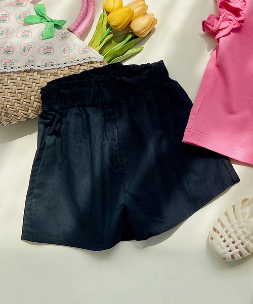 aimoha（アイモハ）の「【aimoha-KIDS-】ショートパンツ (SS)（その他パンツ・キッズ・ホワイト/ピンク/グリーン/パープル/ベージュ/ブラック・120/110/100/90/140/130）」の2枚目の写真