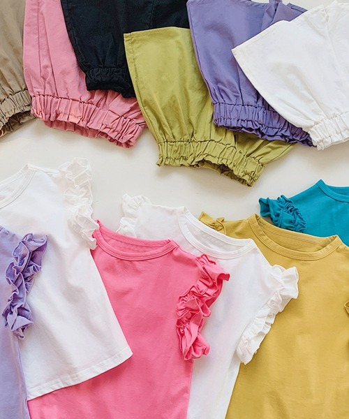 aimoha（アイモハ）の「【aimoha-KIDS-】ショートパンツ (SS)（その他パンツ・キッズ・ホワイト/ピンク/グリーン/パープル/ベージュ/ブラック・120/110/100/90/140/130）」の19枚目の写真