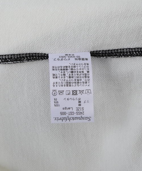 SASQUATCHfabrix.(サスクワァッチファブリックス)の「Sasquatchfabrix./サスクワッチファブリックス/POLYHEDRON “LOVE” H/S SWEATSHIRT 24SS-CST-005(スウェット・メンズ・ホワイト/オレンジ/グレー/モスグリーン・L/XL)」の13枚目の写真