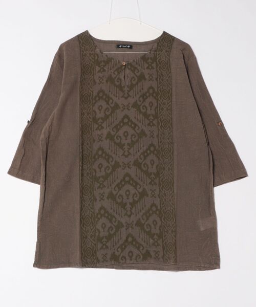 チャイハネ（チャイハネ）の「【チャイハネ】ハルトラMEN'Sトップス（その他トップス・メンズ・ホワイト/マスタード/レンガ/ブラック×ホワイト/ブラック系その他/ホワイト系その他/ベージュ/ブルー/オレンジ/ベージュ系その他/ターコイズブルー/カーキ・FREE）」の7枚目の写真