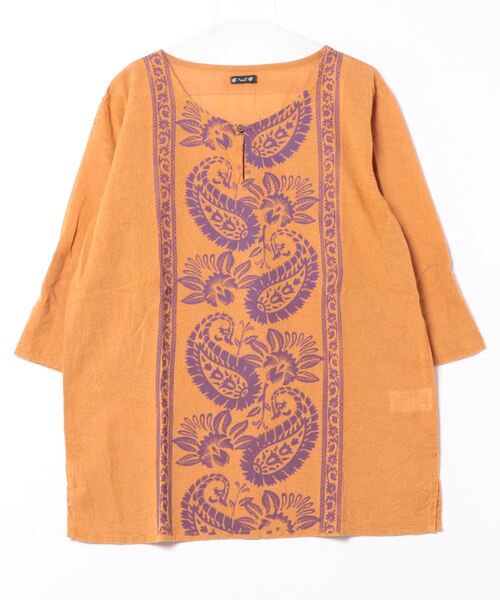 チャイハネ（チャイハネ）の「【チャイハネ】ハルトラMEN'Sトップス（その他トップス・メンズ・ホワイト/マスタード/レンガ/ブラック×ホワイト/ブラック系その他/ホワイト系その他/ベージュ/ブルー/オレンジ/ベージュ系その他/ターコイズブルー/カーキ・FREE）」の10枚目の写真