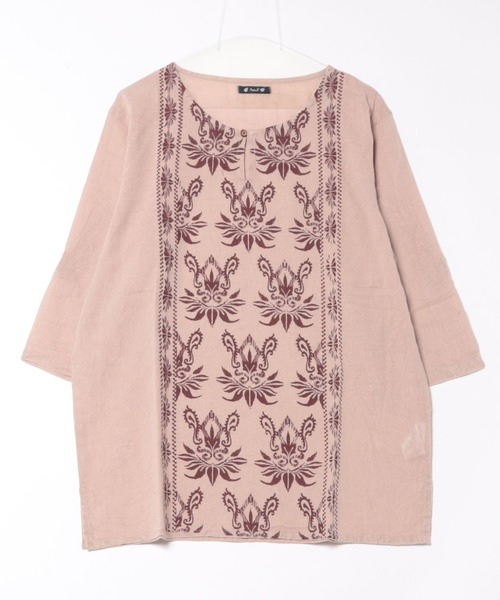 チャイハネ（チャイハネ）の「【チャイハネ】ハルトラMEN'Sトップス（その他トップス・メンズ・ホワイト/マスタード/レンガ/ブラック×ホワイト/ブラック系その他/ホワイト系その他/ベージュ/ブルー/オレンジ/ベージュ系その他/ターコイズブルー/カーキ・FREE）」の5枚目の写真