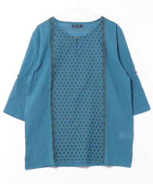 チャイハネ（チャイハネ）の「【チャイハネ】ハルトラMEN'Sトップス（その他トップス・メンズ・ホワイト/マスタード/レンガ/ブラック×ホワイト/ブラック系その他/ホワイト系その他/ベージュ/ブルー/オレンジ/ベージュ系その他/ターコイズブルー/カーキ・FREE）」の9枚目の写真