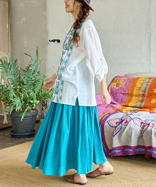 チャイハネ（チャイハネ）の「【チャイハネ】ハルトラMEN'Sトップス（その他トップス・メンズ・ホワイト/マスタード/レンガ/ブラック×ホワイト/ブラック系その他/ホワイト系その他/ベージュ/ブルー/オレンジ/ベージュ系その他/ターコイズブルー/カーキ・FREE）」の18枚目の写真