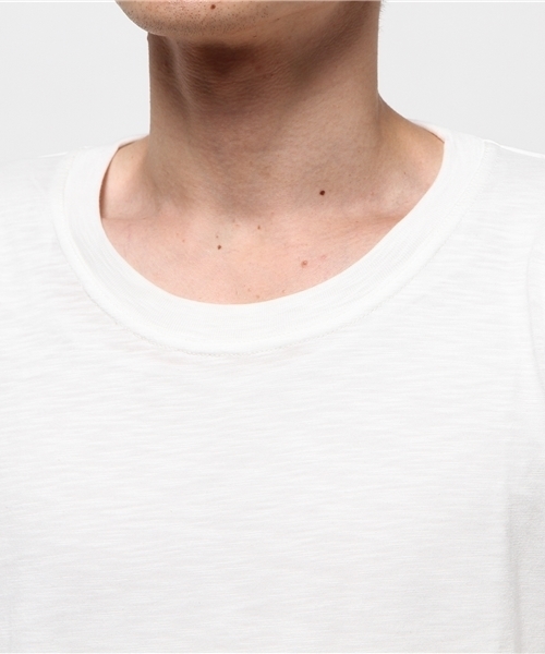 WEGO（ウィゴー）の「WEGO/サイドスリットロングＴシャツ（Tシャツ/カットソー・メンズ・カーキ/杢グレー/ホワイト・LARGE/MEDIUM）」の7枚目の写真