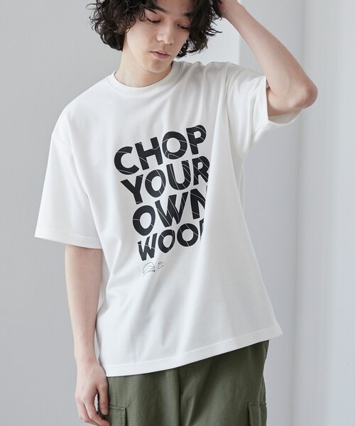 coen(コーエン)の「【C.Mt】FUNCTION CYOW TEE(Tシャツ/カットソー・メンズ・ホワイト/ライトグレー/ブラック・S/M/L/XL)」の1枚目の写真