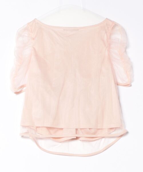Heather tシャツ チュールギャザープルオーバー（半袖） 124735