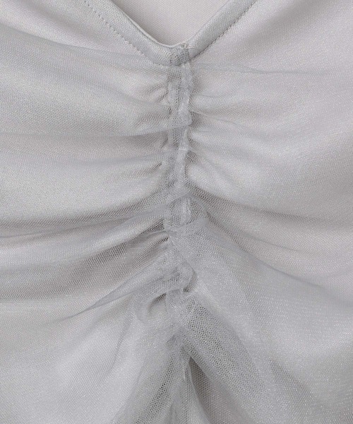 Heather tシャツ チュールギャザープルオーバー（半袖） 124735