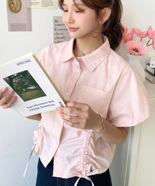 シャツ/ブラウス(半袖/袖なし) rosymonster butterfly blouse ロングヨーク ハーフスリーブ/半袖 シャツ（シャツ/ブラウス）｜NOMINE