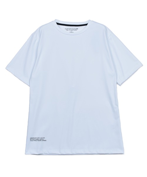 CUSTOM CULTURE（カスタムカルチャー）の「【Custom Culture】DOUBLEジャージクルーネックTシャツ（Tシャツ/カットソー・メンズ・ホワイト/ブラック/ベージュ/ブルー系その他・3/2/4）」の2枚目の写真