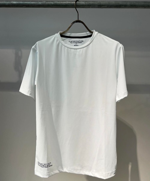 CUSTOM CULTURE（カスタムカルチャー）の「【Custom Culture】DOUBLEジャージクルーネックTシャツ（Tシャツ/カットソー・メンズ・ホワイト/ブラック/ベージュ/ブルー系その他・3/2/4）」の9枚目の写真