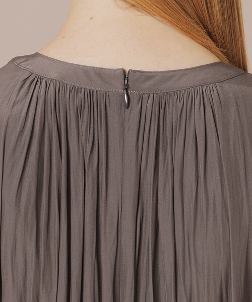 MACKINTOSH LONDON（マッキントッシュ ロンドン）の「メモリータンブラーワンピース（ワンピース・レディース・グレー系その他2/ライトブルー・40/38）」の4枚目の写真