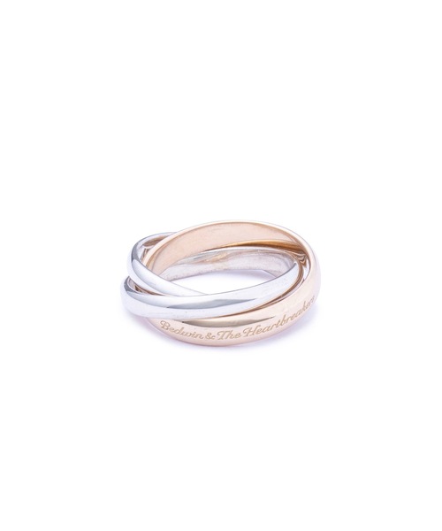 BEDWIN & THE HEARTBREAKERS(ベドウィン アンド ザ ハートブレイカーズ)の「MIX TRIPLE RING "ROSARIO"(リング・メンズ・マルチ・SMALL/MEDIUM)」の1枚目の写真