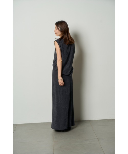 MIESROHE(ミースロエ)の「フィブリルカットスカート(スカート・レディース・グレー/チャコールグレー/アイボリー・0/1)」の5枚目の写真