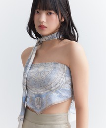 eimy istoire Voyage pattern スカーフデザイントップス エイミーイストワール eimy istoire Voyage pattern スカーフ