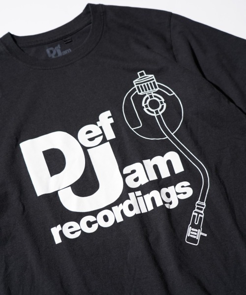 THRIFTY LOOK(スリフティールック)の「【THRIFTY LOOK スリフティールック 】 THRIFTY "DEF JAM" TEE ユーズドライクTシャツ/ヴィンテージ(Tシャツ/カットソー・メンズ・ブラック・LARGE/X-LARGE/MEDIUM)」の3枚目の写真