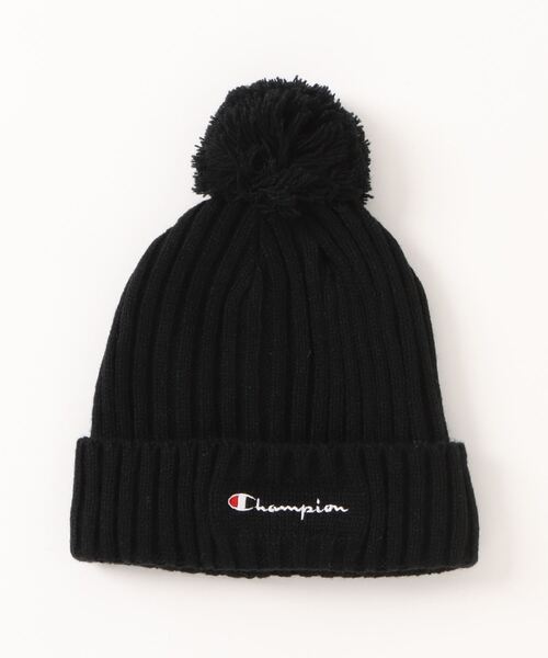 Champion(チャンピオン)の「Champion/チャンピオン キッズ ニットワッチ(ニットキャップ/ビーニー・キッズ・アイボリー/ブラック/パープル/ミント/ネイビー・53-55cm)」の3枚目の写真
