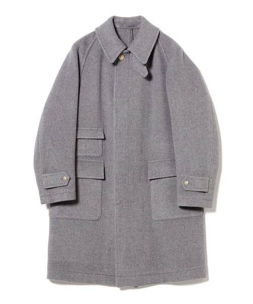 Kaptain Sunshine(キャプテン サンシャイン)の「KAPTAIN SUNSHINE / Traveller Coat(ステンカラーコート・メンズ・グレー/ネイビー・36/38/40)」の4枚目の写真