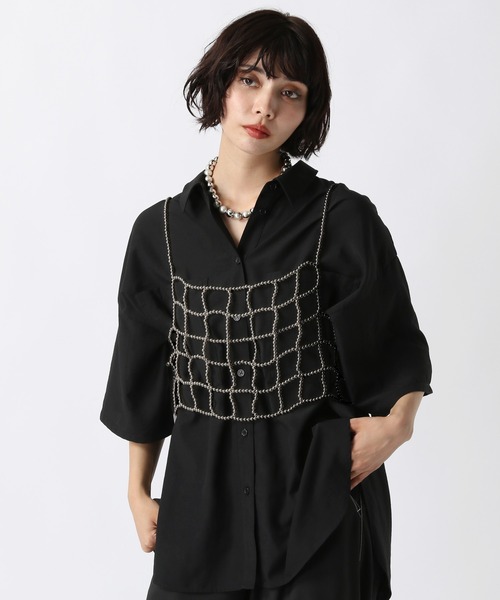 PAGEBOY（ページボーイ）の「アソートビスチェ（ベルト・レディース・ブラック/ホワイト・FREE）」の8枚目の写真