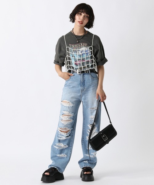 PAGEBOY（ページボーイ）の「アソートビスチェ（ベルト・レディース・ブラック/ホワイト・FREE）」の19枚目の写真