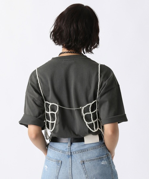 PAGEBOY（ページボーイ）の「アソートビスチェ（ベルト・レディース・ブラック/ホワイト・FREE）」の5枚目の写真