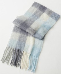 INED CLARO（イネドクラロ）の「グラデーションカラーチェックマフラー（マフラー）」