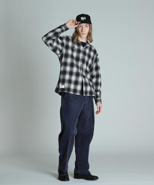 schott（ショット）の「Schott/ショット/OMBRE CHECK FLANNEL LS SHIRT