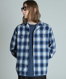 schott（ショット）の「Schott/ショット/OMBRE CHECK FLANNEL LS SHIRT/オンブレチェック フランネルシャツ（シャツ/ブラウス・メンズ）」