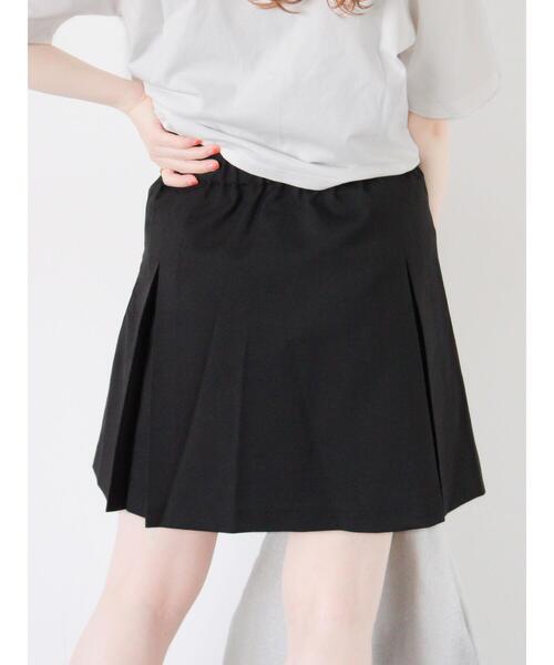 ehka sopo（エヘカソポ）の「リボン付きミニスカート（スカート・レディース・ブルー/グレー/ブラック・F）」の10枚目の写真