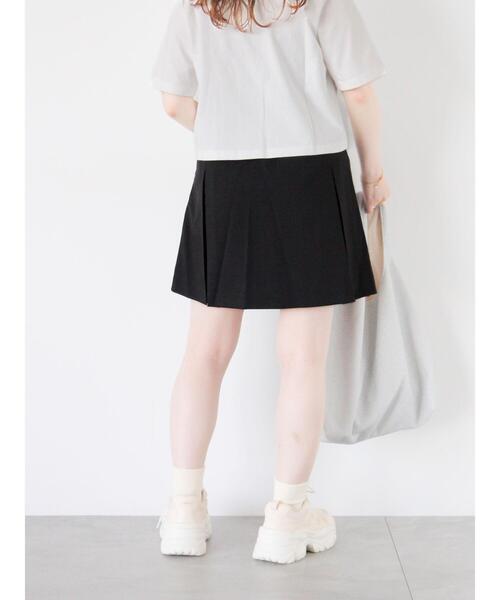 ehka sopo（エヘカソポ）の「リボン付きミニスカート（スカート・レディース・ブルー/グレー/ブラック・F）」の7枚目の写真