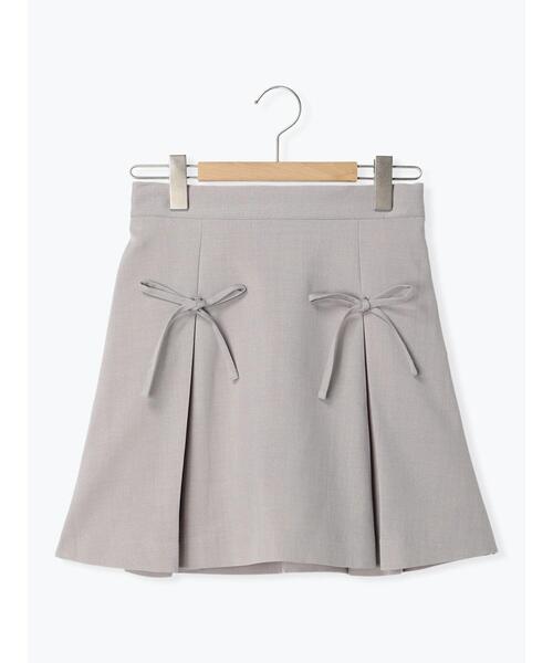 ehka sopo（エヘカソポ）の「リボン付きミニスカート（スカート・レディース・ブルー/グレー/ブラック・F）」の19枚目の写真