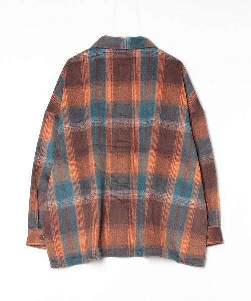 ブラウス シャツ BEVERY HILLS P.C/ビバリーヒルズポロクラブ シャギーチェックシャツジャケット 4487-2141 レディース BEVERY HILLS P.C ビバリーヒルズポロクラブ 長袖 シャツ