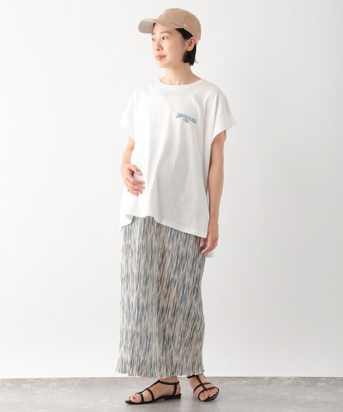 LEPSIM（レプシィム）の「【産前・産後対応】マタニティ／加工ロゴノースリーブ　136009（マタニティウェア/グッズ・レディース・オフホワイト/ブルー/グレー・FREE）」の17枚目の写真