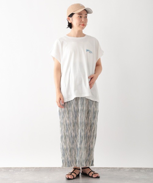 LEPSIM（レプシィム）の「【産前・産後対応】マタニティ／加工ロゴノースリーブ　136009（マタニティウェア/グッズ・レディース・オフホワイト/ブルー/グレー・FREE）」の18枚目の写真