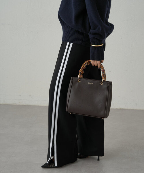 LOUNGEDRESS（ラウンジドレス）の「ZIPラインスラックス（スラックス・レディース・ネイビー/ブラック・SMALL/MEDIUM）」の2枚目の写真