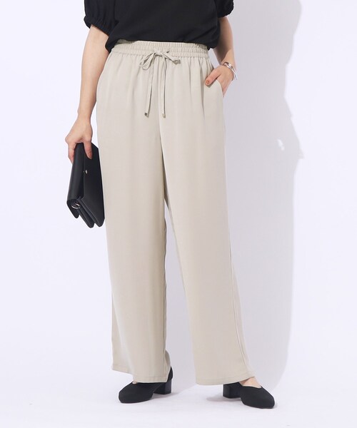 さらぽん XTFSL07J3 スムーズ コットン混 配色入り クロップド丈 ノースリーブ