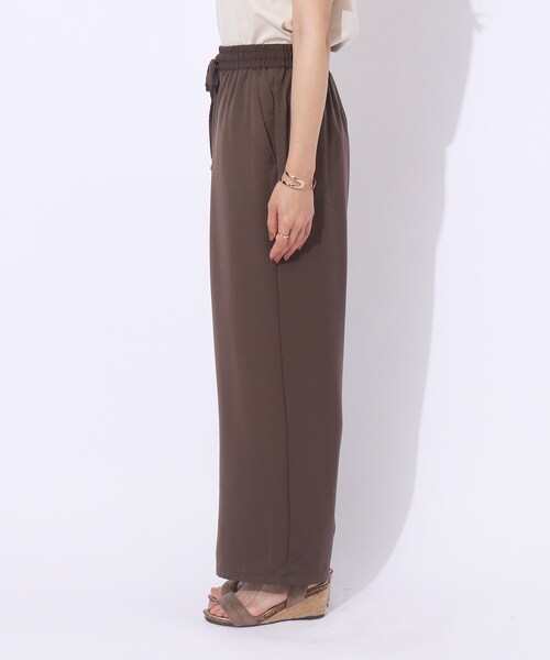 DRESKIP（ドレスキップ）の「◆【セットアップ可/洗える】さらさらぷるん イージーワイドパンツ（その他パンツ・レディース・ナチュラル/ダークブラウン/ブラック・02/03/04）」の17枚目の写真