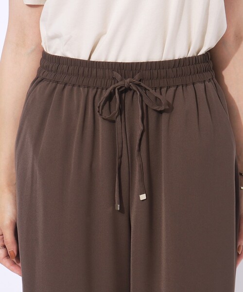 DRESKIP（ドレスキップ）の「◆【セットアップ可/洗える】さらさらぷるん イージーワイドパンツ（その他パンツ・レディース・ナチュラル/ダークブラウン/ブラック・02/03/04）」の19枚目の写真