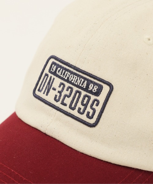 DOUBLE NAME(ダブルネーム)の「ナンバーロゴ刺しゅうCAP/ユニセックス(キャップ・レディース・ネイビー系/ブラック/レッド系・FREE)」の9枚目の写真