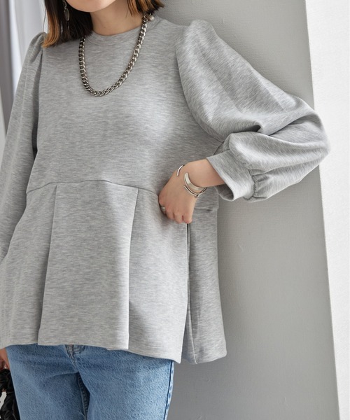 so.C.hu / ソクチュウ / セーラーセットペプラムスウェットジャケット セール】ペプラムスウェット（スウェット）｜each（イーチ）の