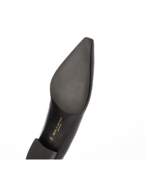 Mode et Jacomo（モードエジャコモ）の「メタルフラットパンプス（パンプス・レディース・ダークブラウン/アイボリー/ブラック・22.5cm/23cm/23.5cm/24cm/24.5cm）」の8枚目の写真