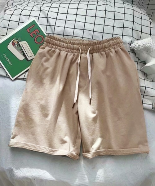 NOWLE(ノウル)の「【NOWLE】無地 クラシック サマー ハーフパンツ(その他パンツ・メンズ・ホワイト/ブラック/ベージュ/グリーン/ブルー・FREE)」の3枚目の写真