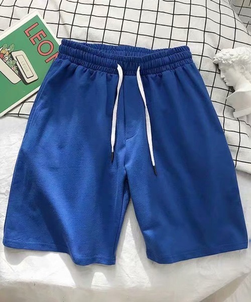 NOWLE(ノウル)の「【NOWLE】無地 クラシック サマー ハーフパンツ(その他パンツ・メンズ・ホワイト/ブラック/ベージュ/グリーン/ブルー・FREE)」の5枚目の写真