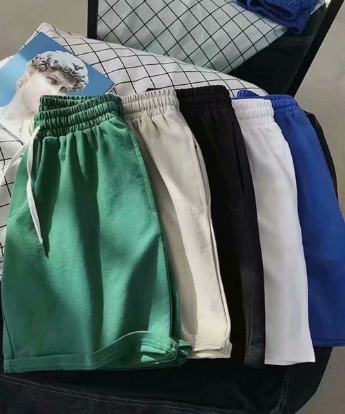 NOWLE(ノウル)の「【NOWLE】無地 クラシック サマー ハーフパンツ(その他パンツ・メンズ・ホワイト/ブラック/ベージュ/グリーン/ブルー・FREE)」の14枚目の写真