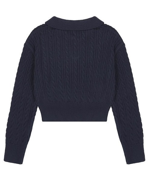 A'GEM/9 × .kom 『muah muah/ムーアムーア』 LOGO OPEN COLLAR