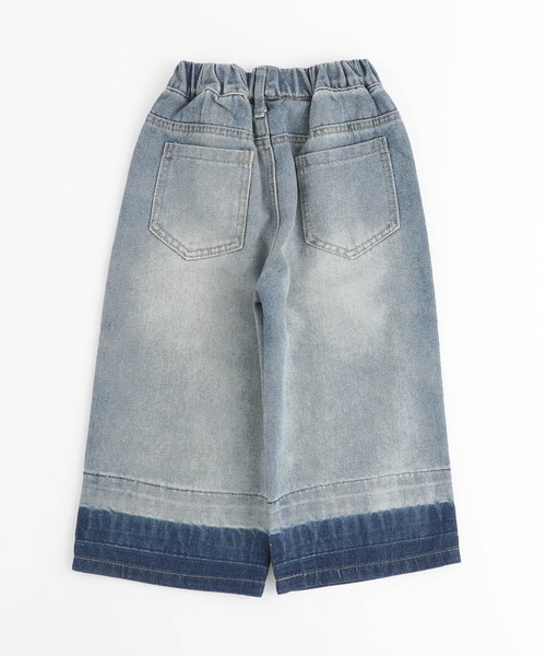 URBAN CHERRY（アーバンチェリー）の「バイカラーウォッシュストレートデニムパンツ（デニムパンツ・キッズ・ブルー・110cm/120cm/130cm/140cm）」の7枚目の写真