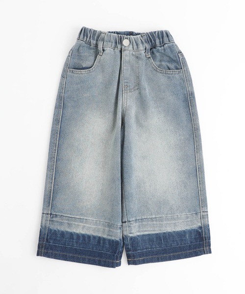 URBAN CHERRY（アーバンチェリー）の「バイカラーウォッシュストレートデニムパンツ（デニムパンツ・キッズ・ブルー・110cm/120cm/130cm/140cm）」の6枚目の写真